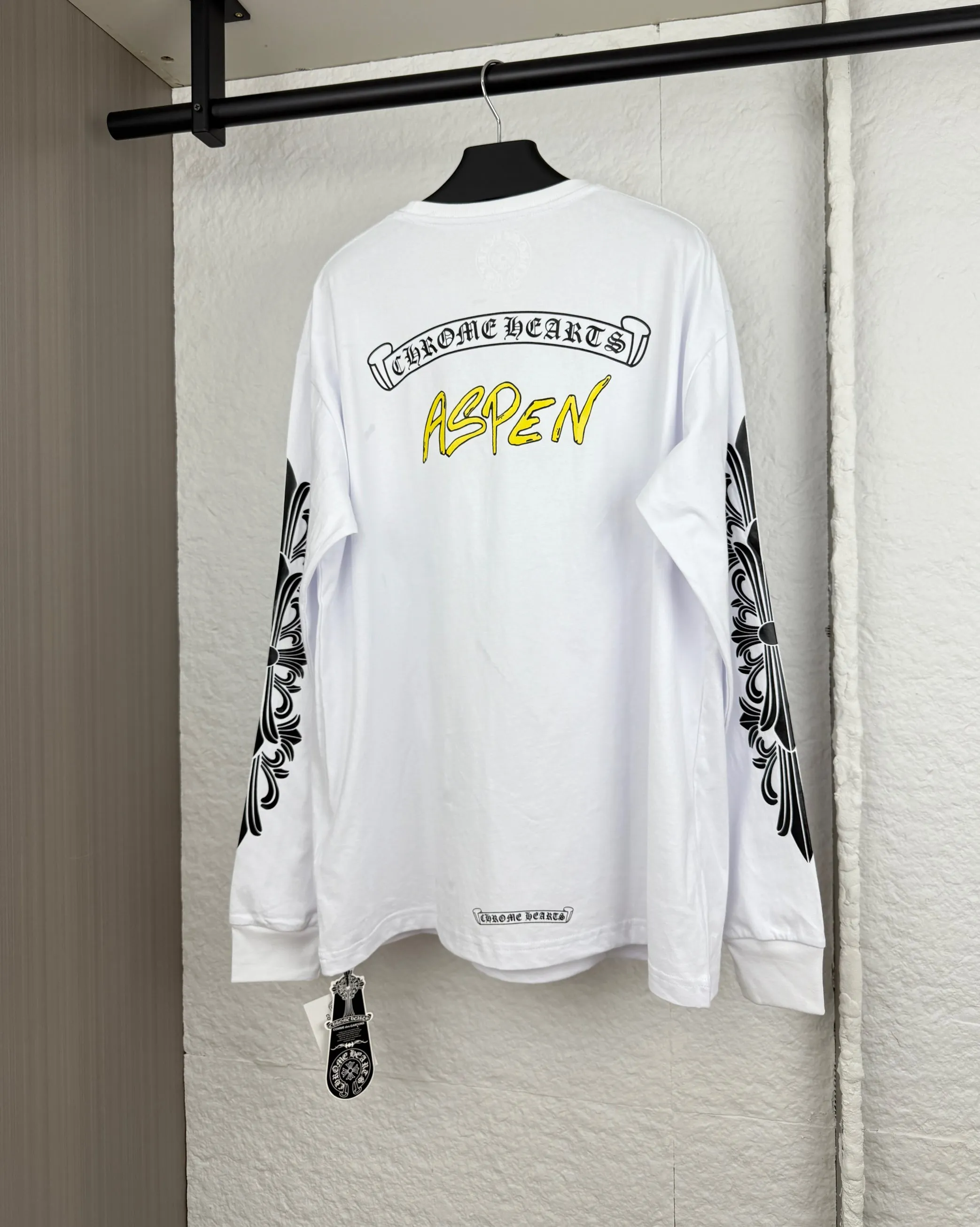 P300 Chrome Hearts Chrome Hearts Unicorn Arm Graffiti Print T-Shirt Long Sleeve S/M/L